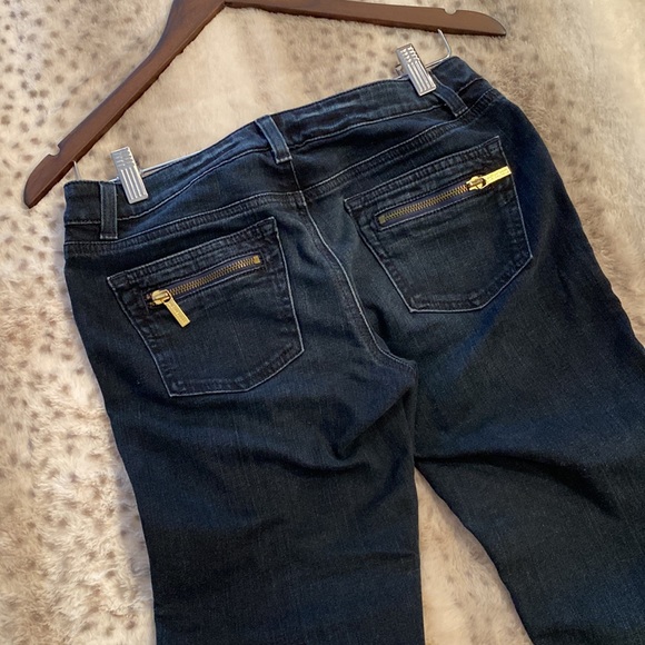 Michael Kors jeans, size 2 (stretchy) dark bleu, gold - Picture 5 of 7